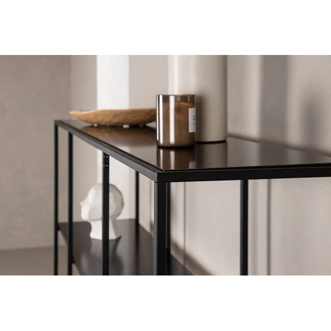 Amarillo Sideboard-Regal – Skandinavisches Design in Schwarz