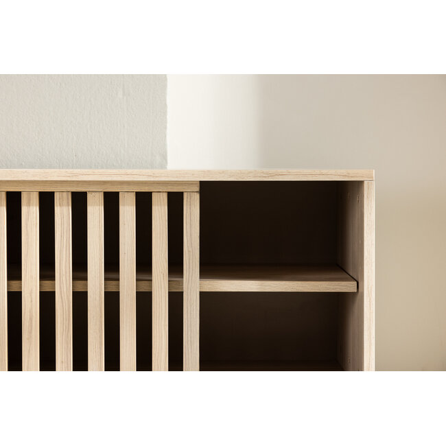 TV-Board Lugo – Skandinavische Eleganz in Natürlich