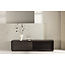 TV-Board Lugo – Modernes Rippen-Design in Mokka-Braun