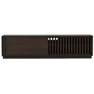 Venture Home TV-Board Lugo – Modernes Rippen-Design in Braun