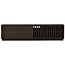 TV-Board Lugo – Modernes Rippen-Design in Mokka-Braun