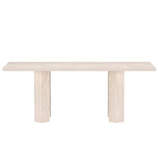 Venture Home Esstisch Lillehammer – Skandinavisches Design & 3D-Struktur