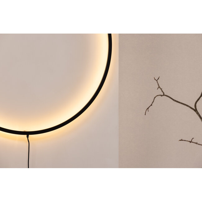 Runder XXL-Wandleuchter Josefin – Minimalistisches LED-Design