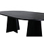 7-tlg. Esszimmer-Set Bootcut und Evelina – Modernes Design in Schwarz und Grau