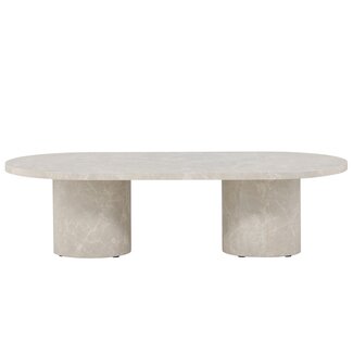 Venture Home Couchtisch Narvik – Moderner Luxus in beiger Marmoroptik