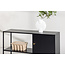 Regal und Sideboard Salta – Intelligente Aufbewahrung aus schwarzem Stahl