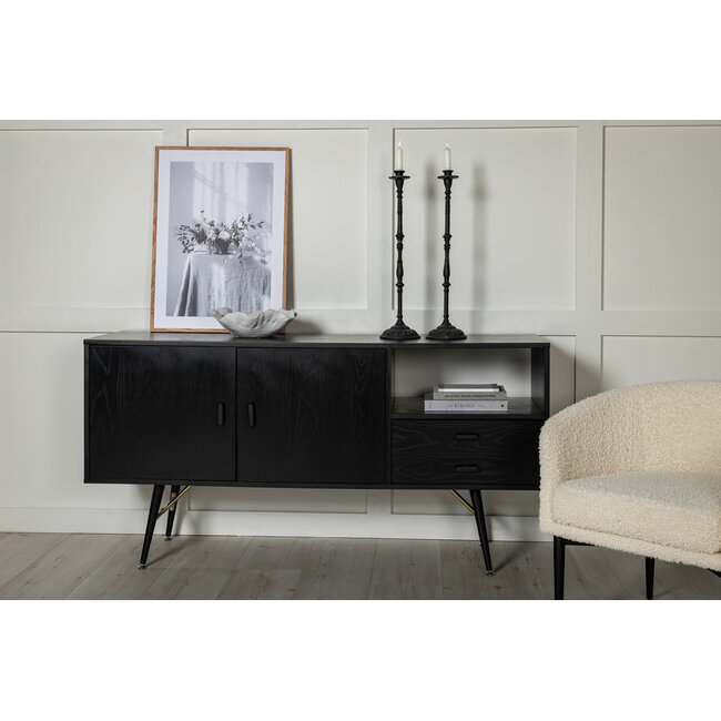 Kommode Gold – Luxuriöses Sideboard in Schwarz