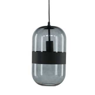 Venture Home Hängeleuchte Dropp – Moderner Blickfang aus Rauchglas