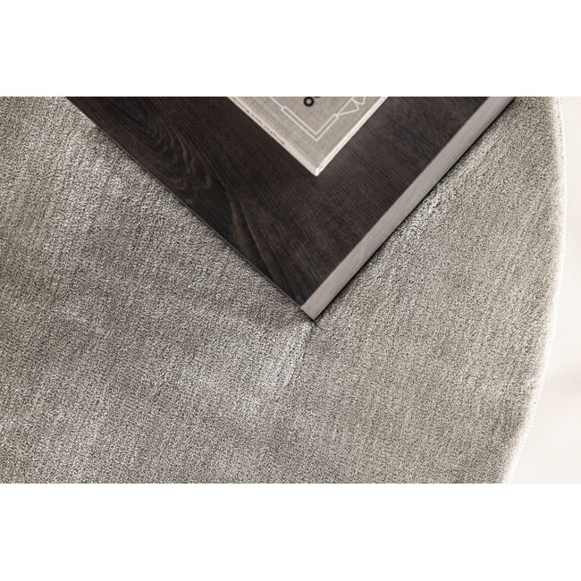 Runder Teppich Blanca – Zeitloser Klassiker in Hellgrau