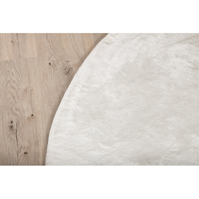 Runder Teppich Blanca – Kuscheliger Hochflor & Luxuriöser Glanz
