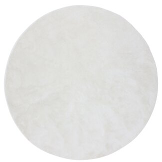 Venture Home Runder Teppich Blanca – Kuscheliger Hochflor & Luxuriöser Glanz
