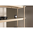 Standregal Heim – Naturnahe Eleganz in Whitewash und Beige