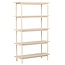 Standregal Heim – Naturnahe Eleganz in Whitewash und Beige