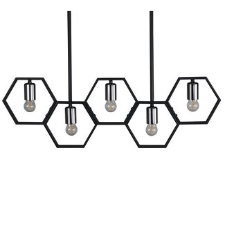 Venture Home Deckenleuchte Queen B – Moderner Industrie-Chic