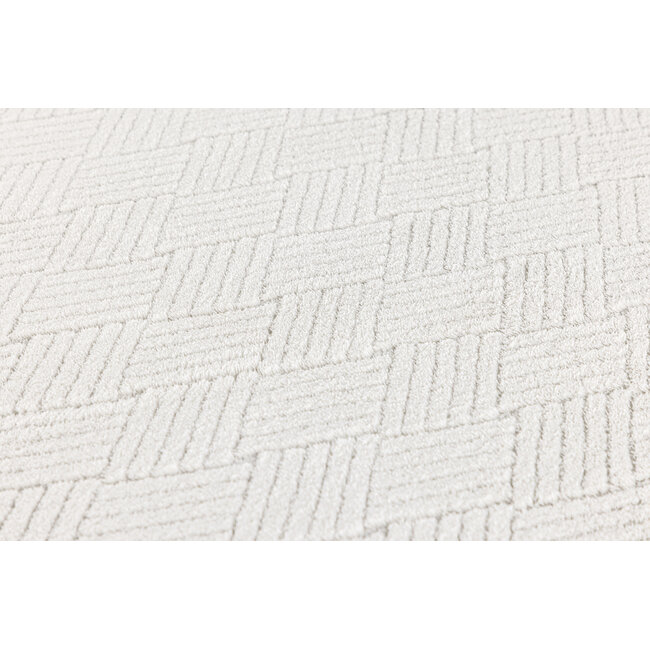 L Rechteckiger Teppich Todd – Moderne Eleganz in Weiß