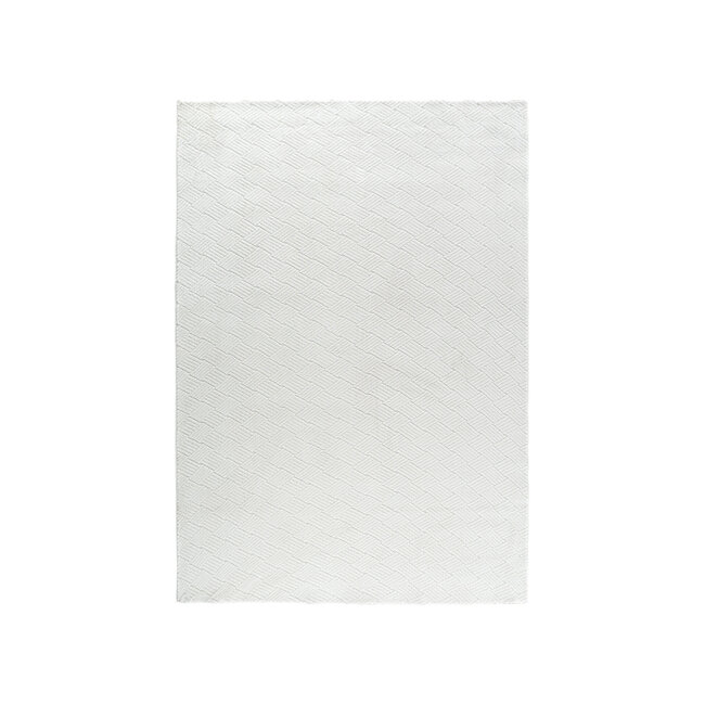XL Rechteckiger Teppich Todd – Moderne Eleganz in Weiß
