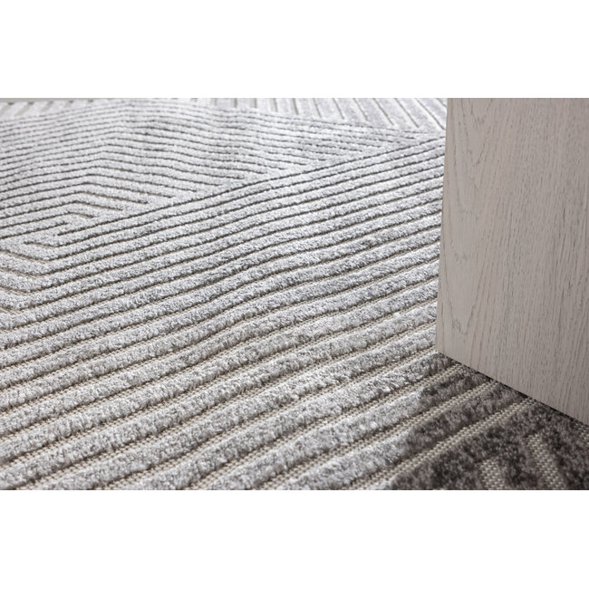 Teppich Aron – Abstraktes Design und Moderner Komfort in Grau