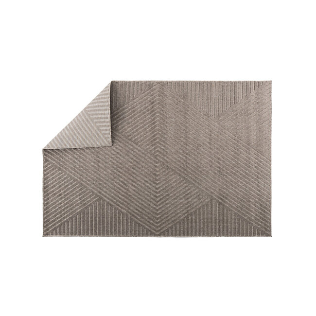Teppich Aron – Abstraktes Design und Moderner Komfort in Braun