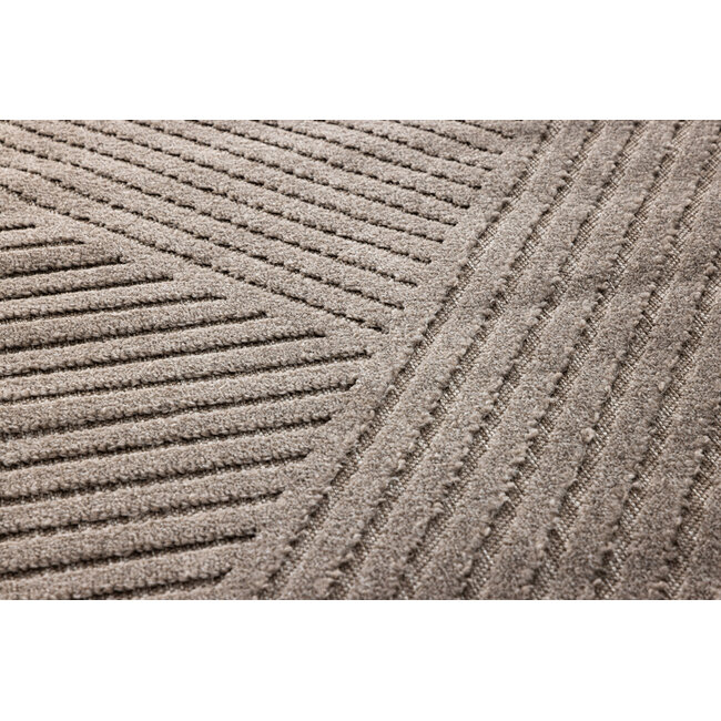 Teppich Aron – Abstraktes Design und Moderner Komfort in Braun