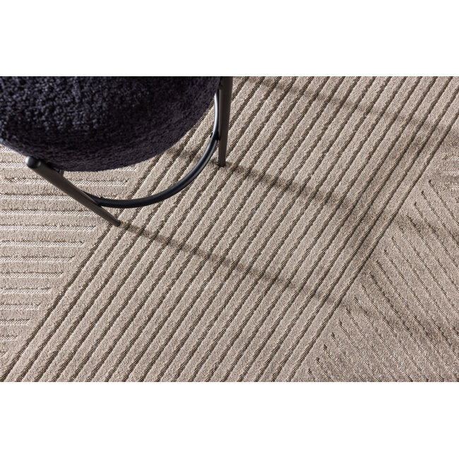 Teppich Aron – Abstraktes Design & Moderner Komfort in Braun