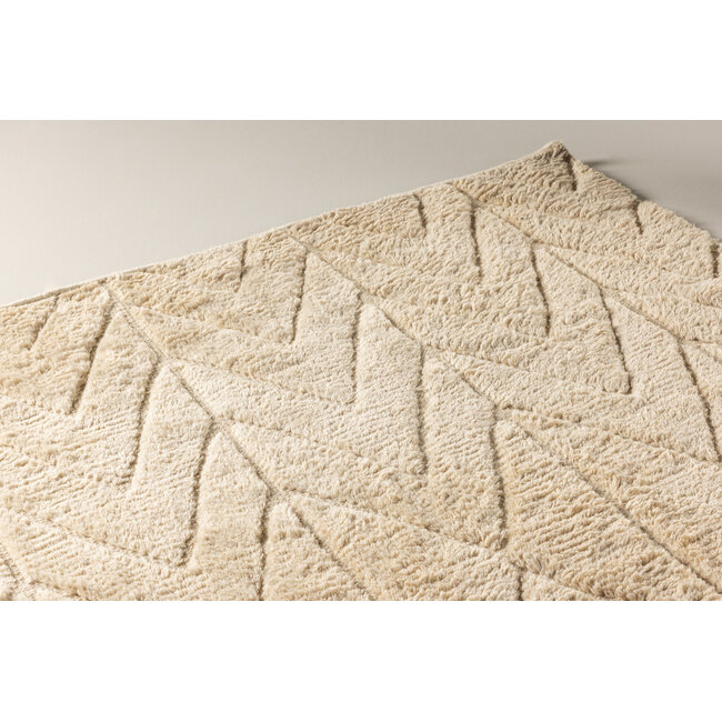 Wollteppich Zoe – Modernes Design und Natürliche Gemütlichkeit in Beige