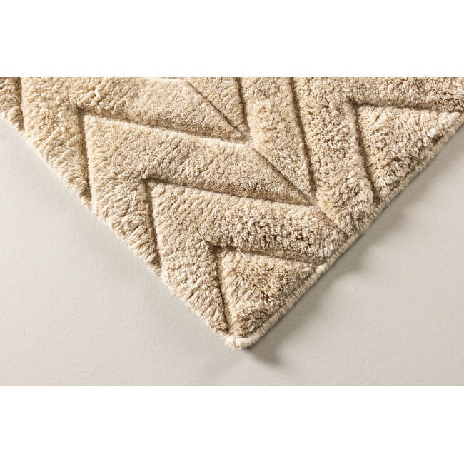 Wollteppich Zoe – Modernes Design & Natürliche Gemütlichkeit in Beige