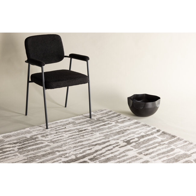 Teppich Milos – Luxuriöser Komfort in Grau & Weiß