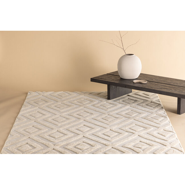 Teppich Pia – Handgefertigter Luxus und Superweicher Komfort in Beige
