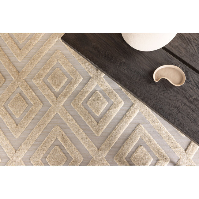 Teppich Pia – Handgefertigter Luxus und Superweicher Komfort in Beige