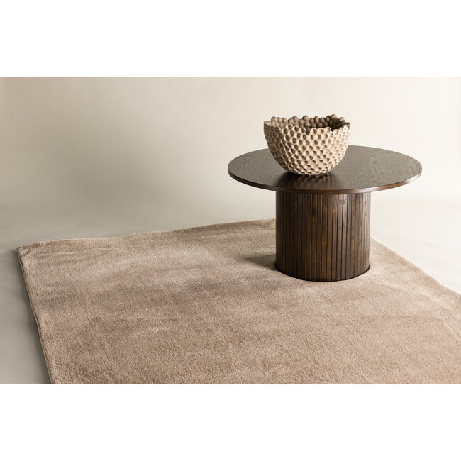 Teppich Blanca – Exklusives Design & Samtiger Komfort (Braun/Beige)