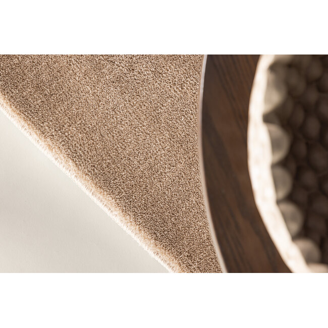 Teppich Blanca – Exklusives Design & Samtiger Komfort (Braun/Beige)
