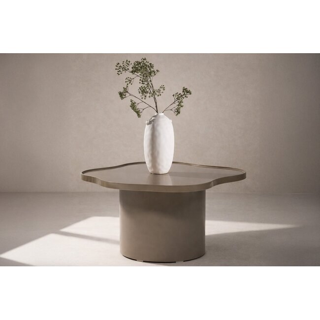 Design-Couchtisch Ilse – Modernes Gloss-Finish in Braun