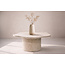 Design-Couchtisch Ilse – Elegante Marmor-Optik in Beige