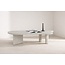 Design-Couchtisch Polle – Organische Form und Beton-Look