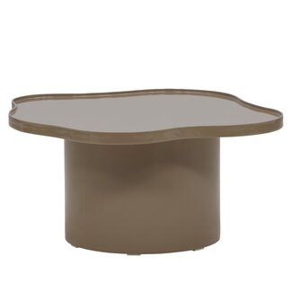 Venture Home Design-Couchtisch Ilse – Modernes Gloss-Finish in Braun