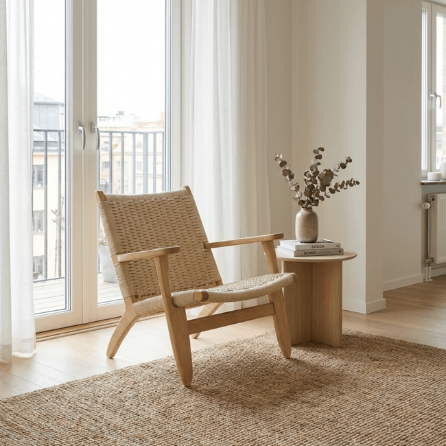 Lounge-Sessel Lazy– Natürliches Design & Handgeflochtener Komfort