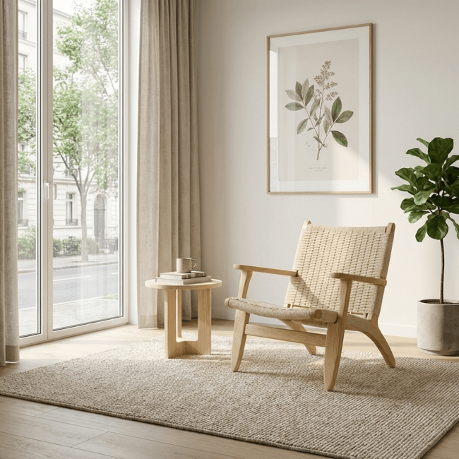 Lounge-Sessel Lazy– Natürliches Design & Handgeflochtener Komfort