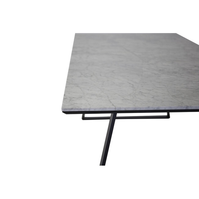 Marmor Esstisch Rechteckig Estelle Weiß