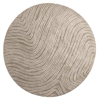 Venture Home Runder Teppich Melle – Zeitlose Eleganz in Beige & Weiß