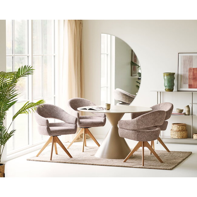 Wandspiegel Paola – Modernes Halbmond-Design für Ihr Zuhause