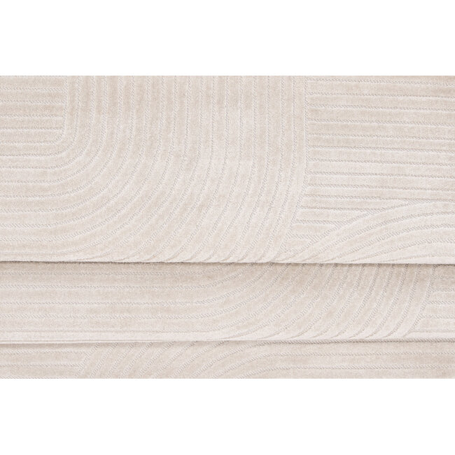 Teppich Vince – Modernes Liniendesign in Bone-White