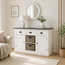 Sideboard Halifax Contrast – Struktur und Stil mit Rattan-Akzenten