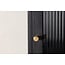 Glasschrank Cali Schwarz – Schlanke Eleganz im Industrial-Look