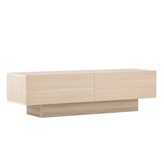 Venture Home TV-Bank Cuenca – Skandinavische Leichtigkeit in Whitewash-Optik