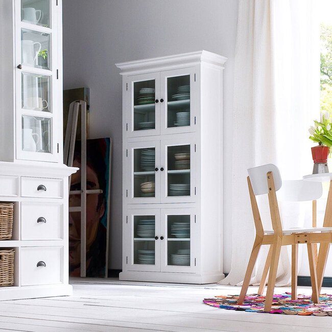 Vorratsschrank und Vitrine Halifax – Der Küchenklassiker im Landhausstil