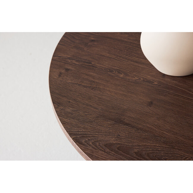 Couchtisch Tekla Mocca – Harmonische Rundungen & Tiefe Eleganz