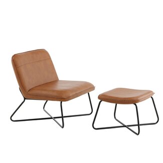 Venture Home X-Lounge Sessel und Hocker – Klassischer Luxus