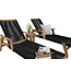 Sonnenliege Set Little John und Chania – Natürliche Eleganz für Pool und Balkon