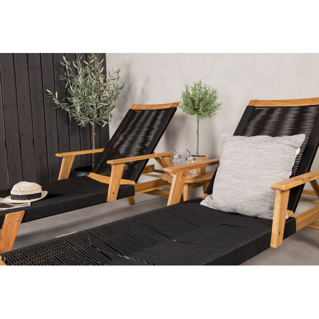 Sonnenliege Set Little John & Chania – Natürliche Eleganz für Pool und Balkon