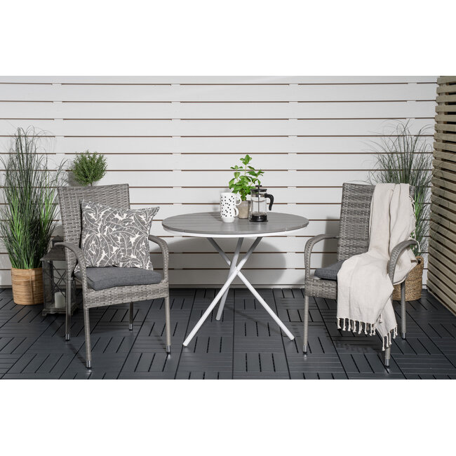 Balkon-Set Parma und Anna – Gemütlicher Geflecht-Chic für kleine Lieblingsplätze